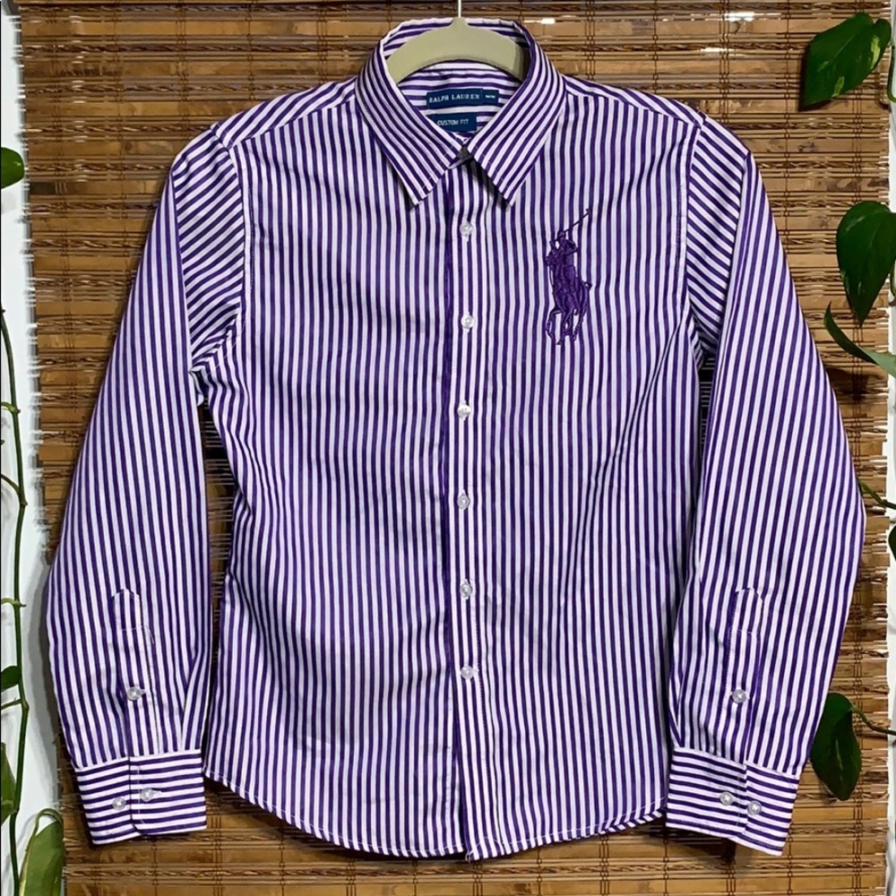 Ralph Lauren Striped‎ Button Down Size M